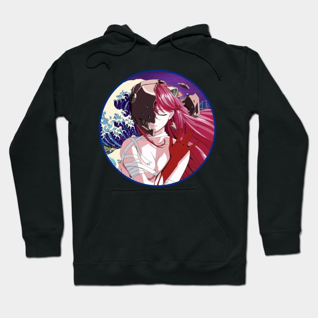 Elfen Lied Delights Evocative Manga Moments Hoodie by Super Face